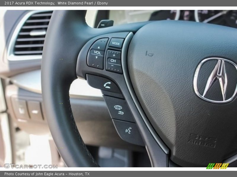 White Diamond Pearl / Ebony 2017 Acura RDX Technology