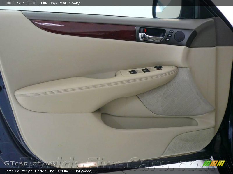 Blue Onyx Pearl / Ivory 2003 Lexus ES 300