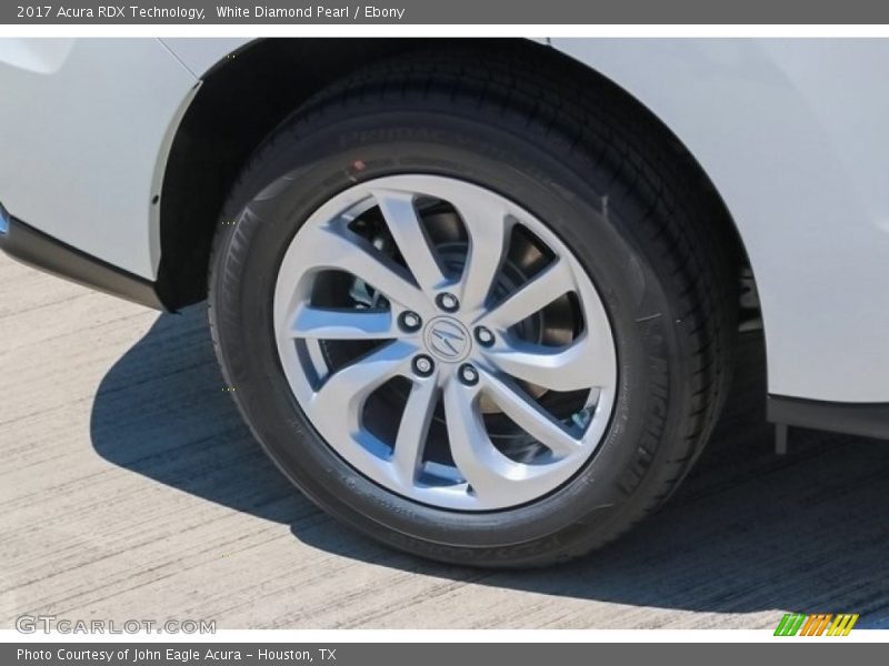 White Diamond Pearl / Ebony 2017 Acura RDX Technology