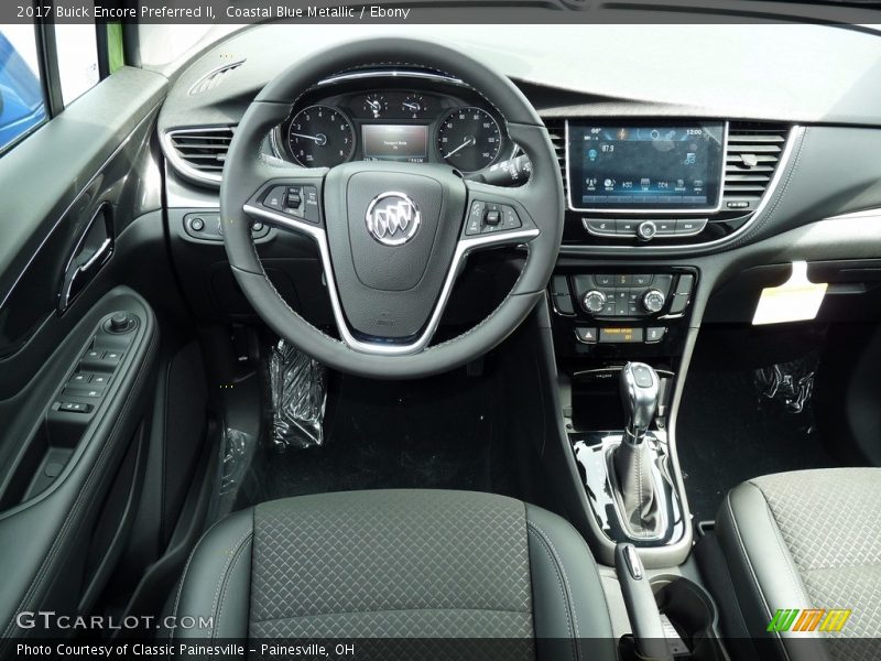Coastal Blue Metallic / Ebony 2017 Buick Encore Preferred II