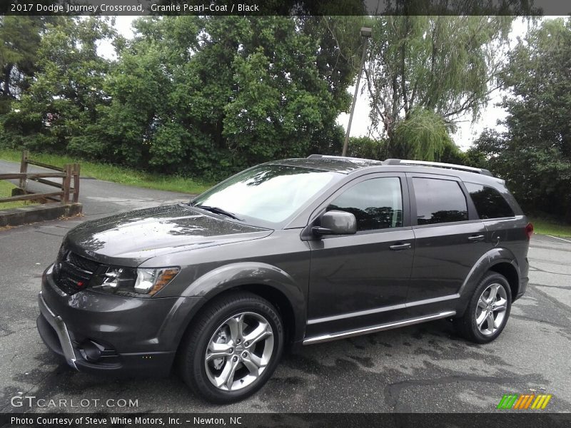 Granite Pearl-Coat / Black 2017 Dodge Journey Crossroad