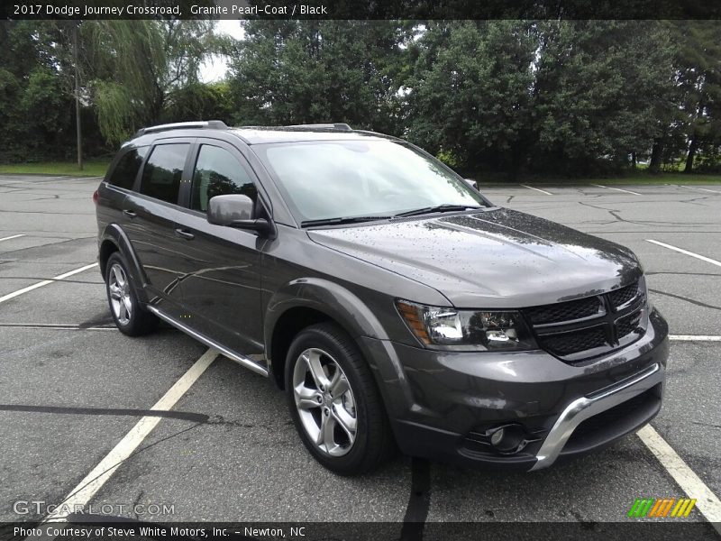 Granite Pearl-Coat / Black 2017 Dodge Journey Crossroad