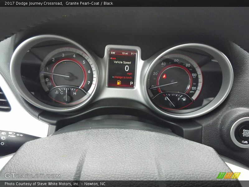 Granite Pearl-Coat / Black 2017 Dodge Journey Crossroad