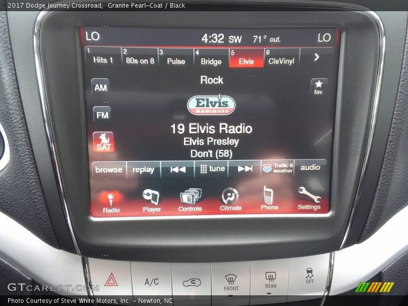 Granite Pearl-Coat / Black 2017 Dodge Journey Crossroad