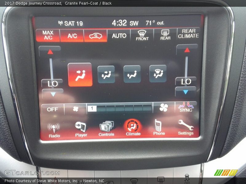 Granite Pearl-Coat / Black 2017 Dodge Journey Crossroad