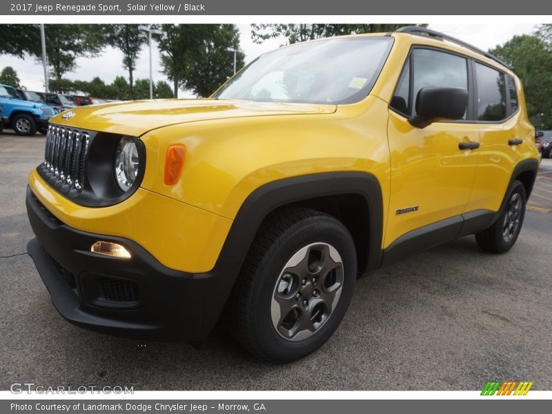 Solar Yellow / Black 2017 Jeep Renegade Sport