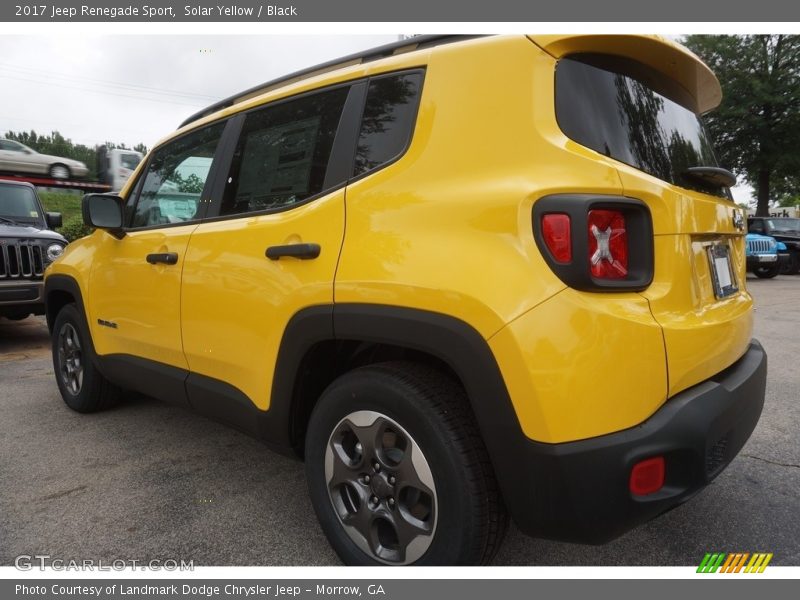 Solar Yellow / Black 2017 Jeep Renegade Sport