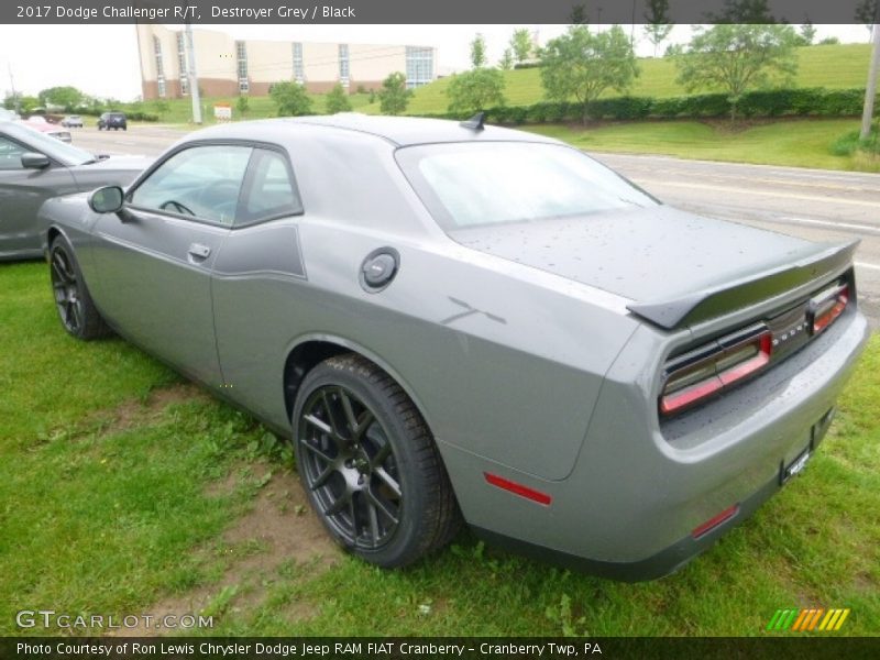 Destroyer Grey / Black 2017 Dodge Challenger R/T