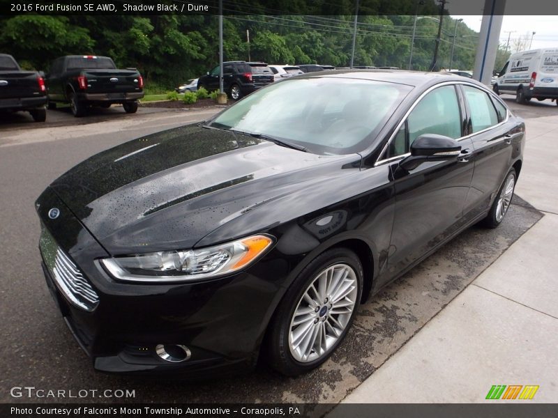 Shadow Black / Dune 2016 Ford Fusion SE AWD