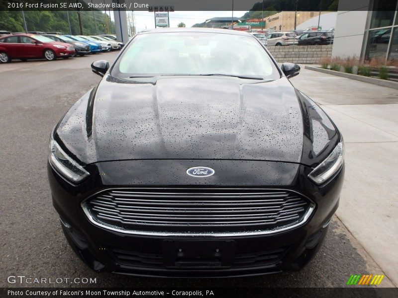 Shadow Black / Dune 2016 Ford Fusion SE AWD