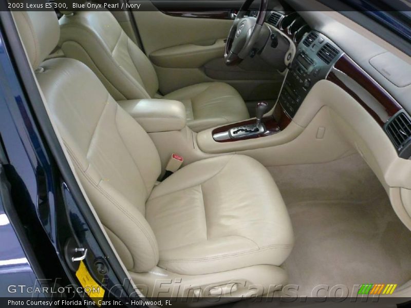 Blue Onyx Pearl / Ivory 2003 Lexus ES 300