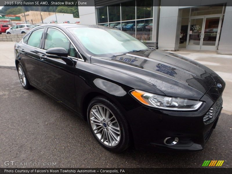 Shadow Black / Dune 2016 Ford Fusion SE AWD