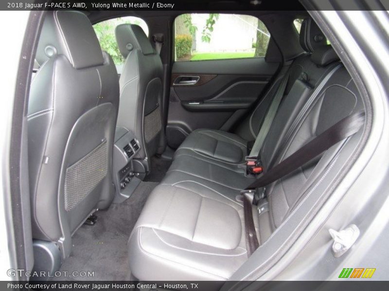 Rear Seat of 2018 F-PACE S AWD