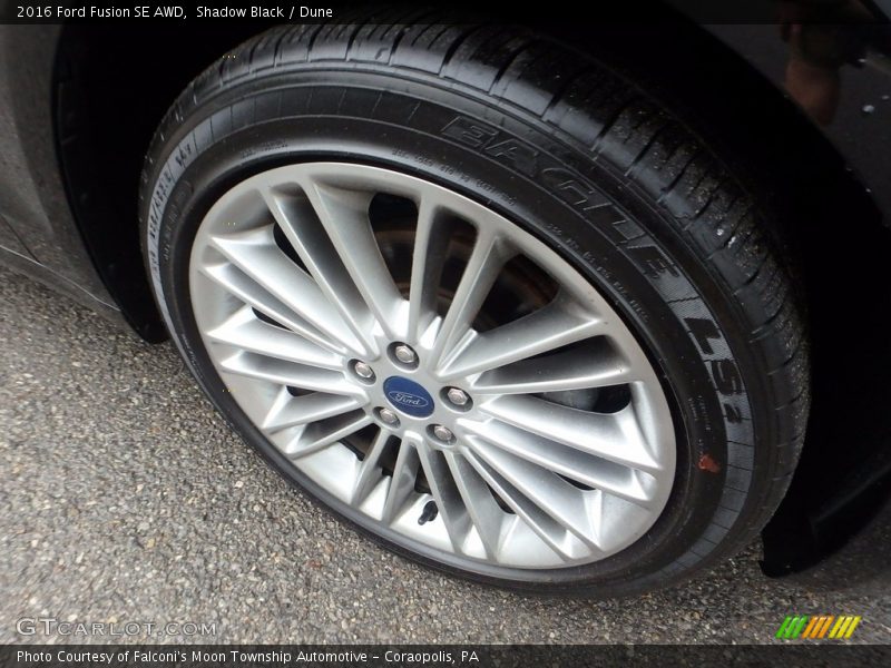 Shadow Black / Dune 2016 Ford Fusion SE AWD