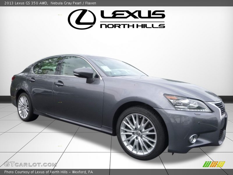 Nebula Gray Pearl / Flaxen 2013 Lexus GS 350 AWD