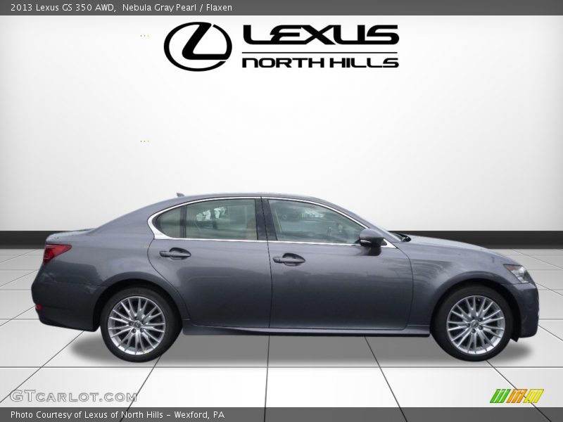 Nebula Gray Pearl / Flaxen 2013 Lexus GS 350 AWD