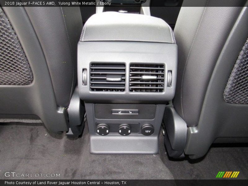Yulong White Metallic / Ebony 2018 Jaguar F-PACE S AWD