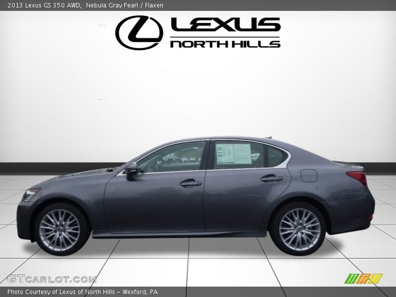 Nebula Gray Pearl / Flaxen 2013 Lexus GS 350 AWD