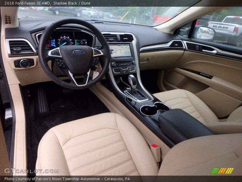 Shadow Black / Dune 2016 Ford Fusion SE AWD