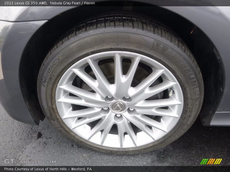 Nebula Gray Pearl / Flaxen 2013 Lexus GS 350 AWD