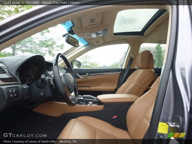 Nebula Gray Pearl / Flaxen 2013 Lexus GS 350 AWD