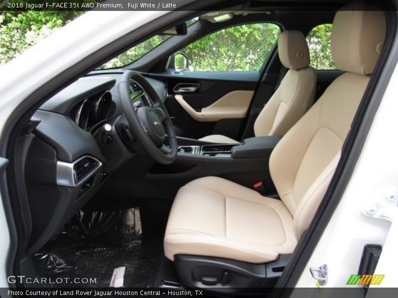  2018 F-PACE 35t AWD Premium Latte Interior