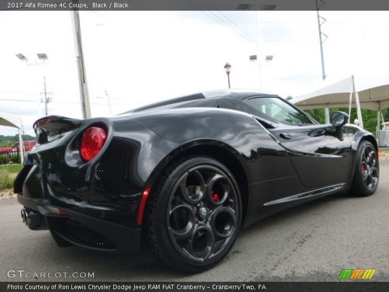 Black / Black 2017 Alfa Romeo 4C Coupe