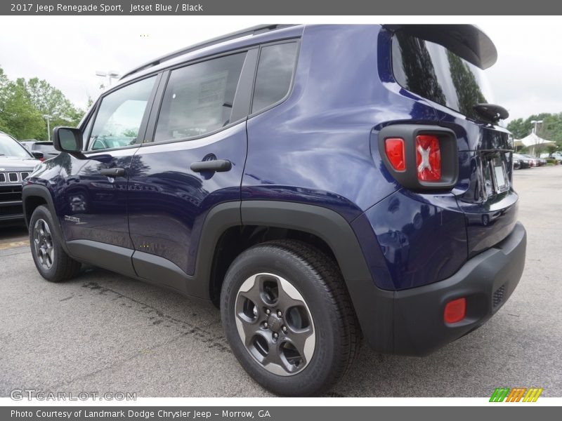 Jetset Blue / Black 2017 Jeep Renegade Sport