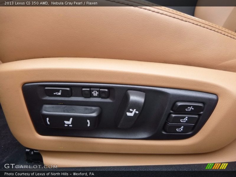 Nebula Gray Pearl / Flaxen 2013 Lexus GS 350 AWD