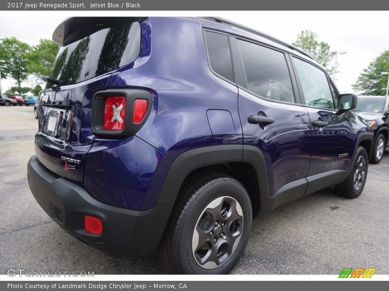 Jetset Blue / Black 2017 Jeep Renegade Sport