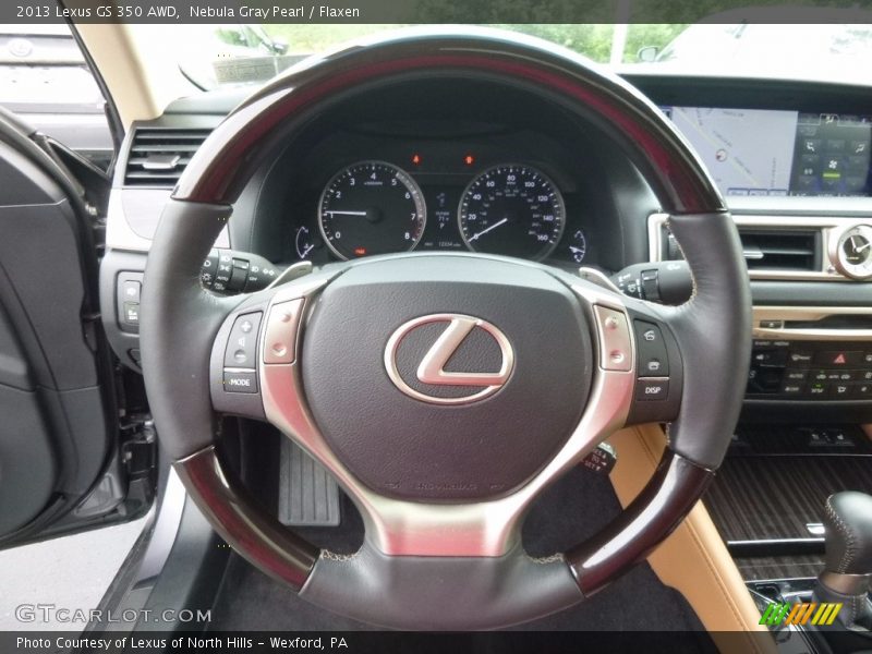 Nebula Gray Pearl / Flaxen 2013 Lexus GS 350 AWD