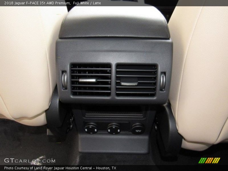 Fuji White / Latte 2018 Jaguar F-PACE 35t AWD Premium