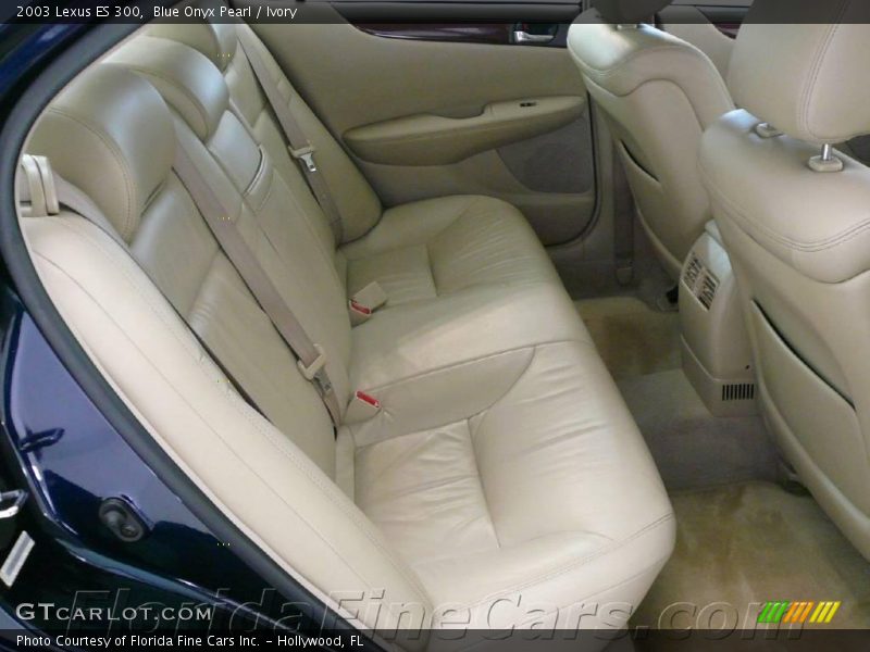 Blue Onyx Pearl / Ivory 2003 Lexus ES 300