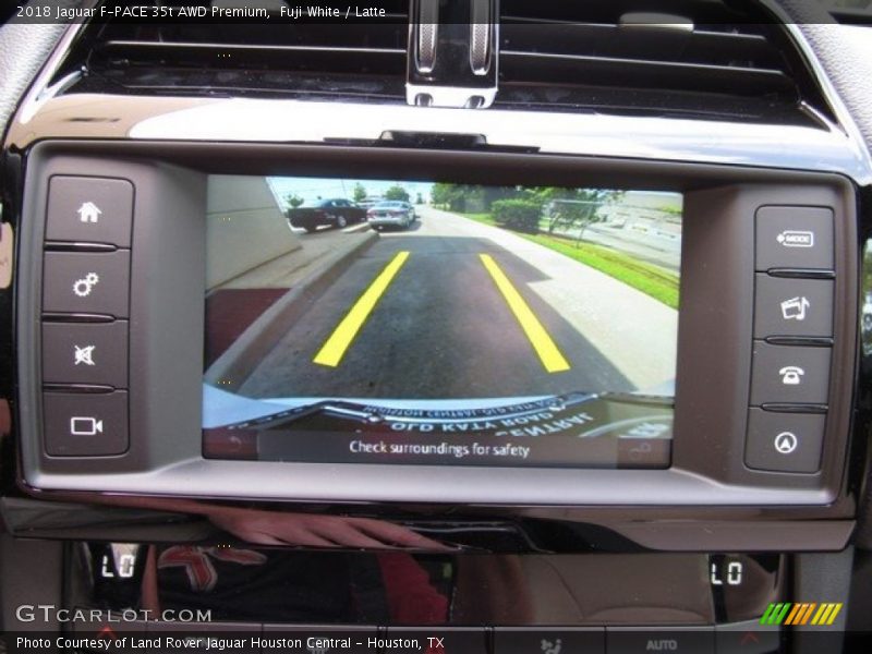 Fuji White / Latte 2018 Jaguar F-PACE 35t AWD Premium
