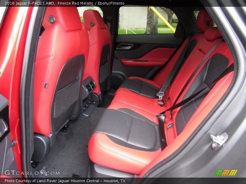 Rear Seat of 2018 F-PACE S AWD