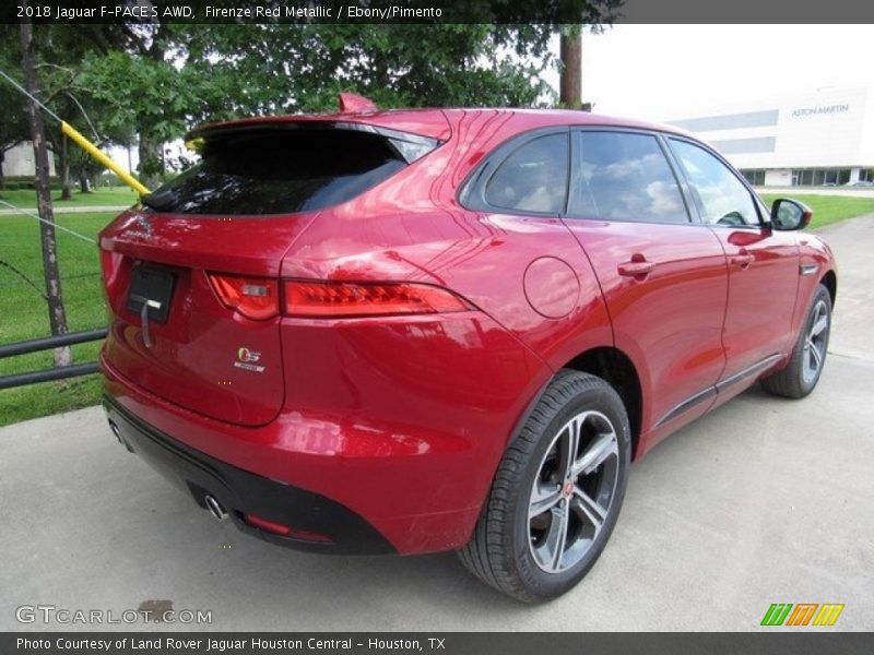 Firenze Red Metallic / Ebony/Pimento 2018 Jaguar F-PACE S AWD