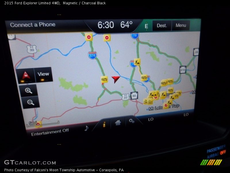 Magnetic / Charcoal Black 2015 Ford Explorer Limited 4WD