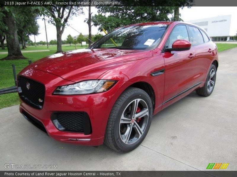  2018 F-PACE S AWD Firenze Red Metallic