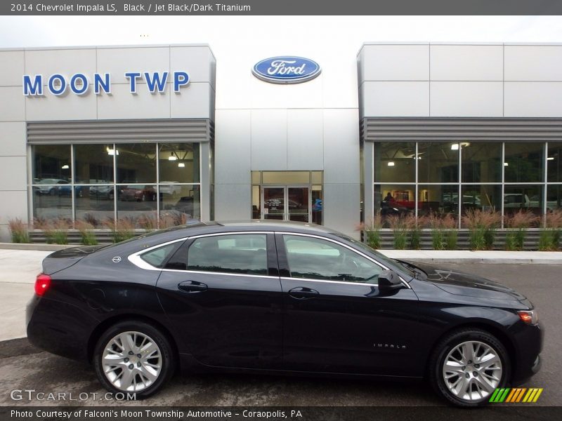 Black / Jet Black/Dark Titanium 2014 Chevrolet Impala LS
