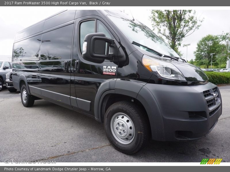 Black / Gray 2017 Ram ProMaster 3500 High Roof Cargo Van