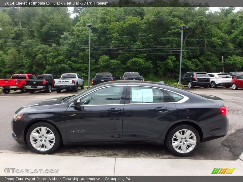 Black / Jet Black/Dark Titanium 2014 Chevrolet Impala LS
