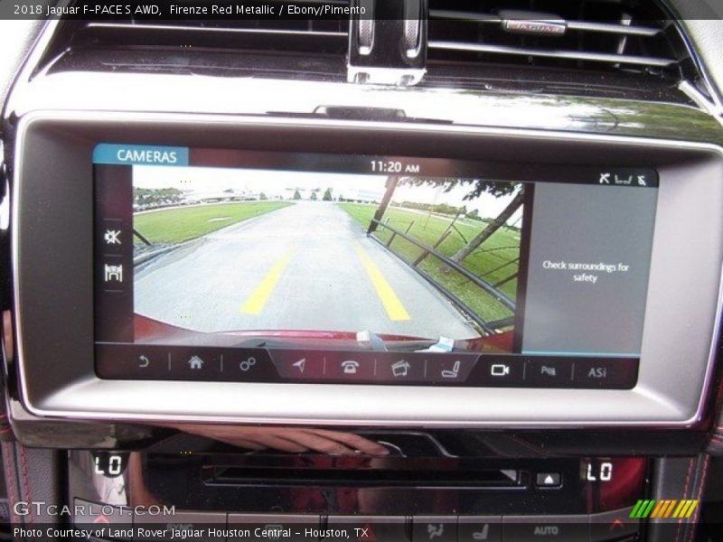 Firenze Red Metallic / Ebony/Pimento 2018 Jaguar F-PACE S AWD