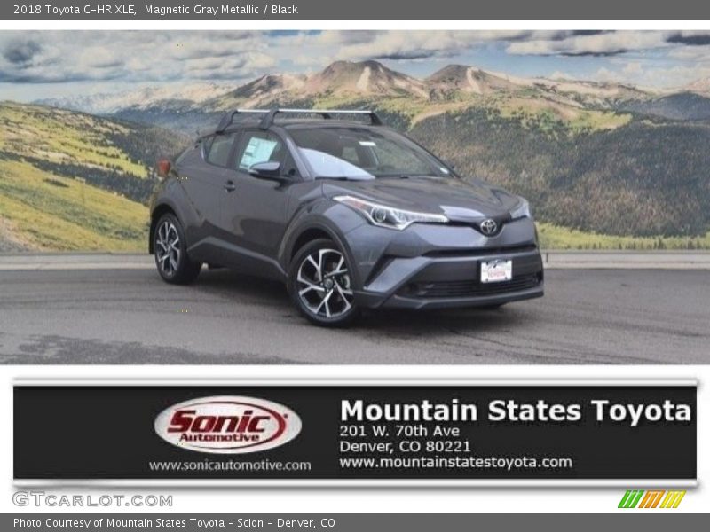 Magnetic Gray Metallic / Black 2018 Toyota C-HR XLE