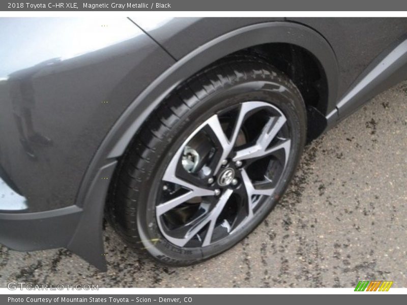 Magnetic Gray Metallic / Black 2018 Toyota C-HR XLE