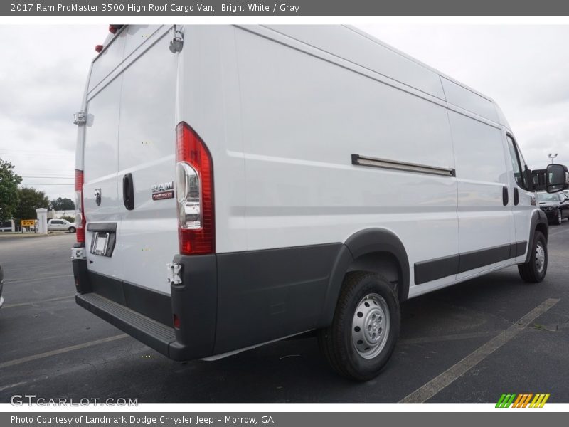 Bright White / Gray 2017 Ram ProMaster 3500 High Roof Cargo Van