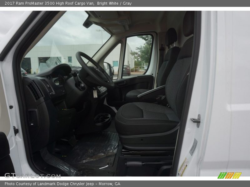 Bright White / Gray 2017 Ram ProMaster 3500 High Roof Cargo Van