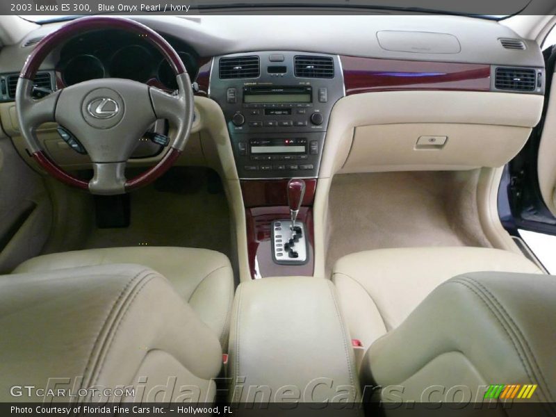 Blue Onyx Pearl / Ivory 2003 Lexus ES 300