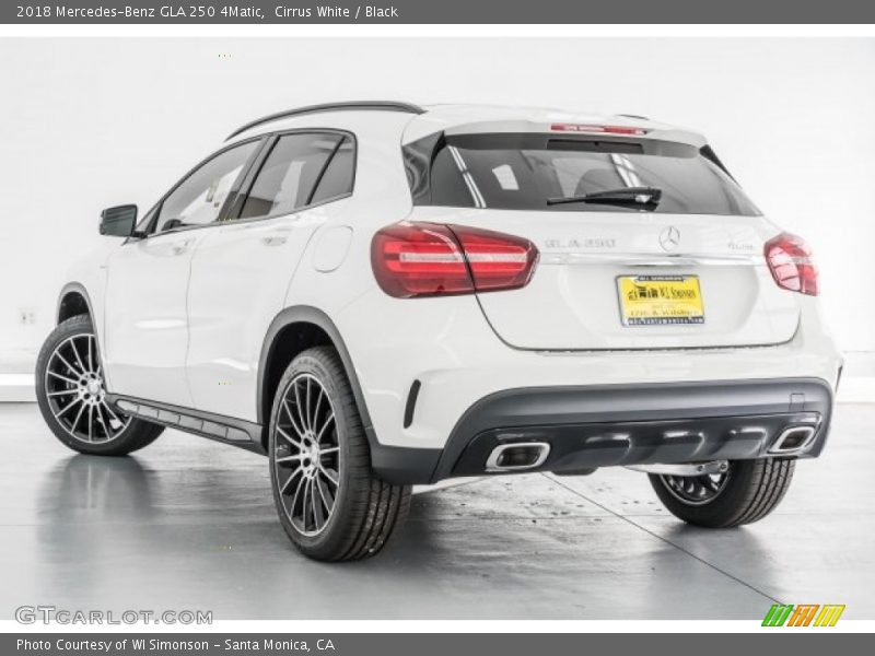 Cirrus White / Black 2018 Mercedes-Benz GLA 250 4Matic