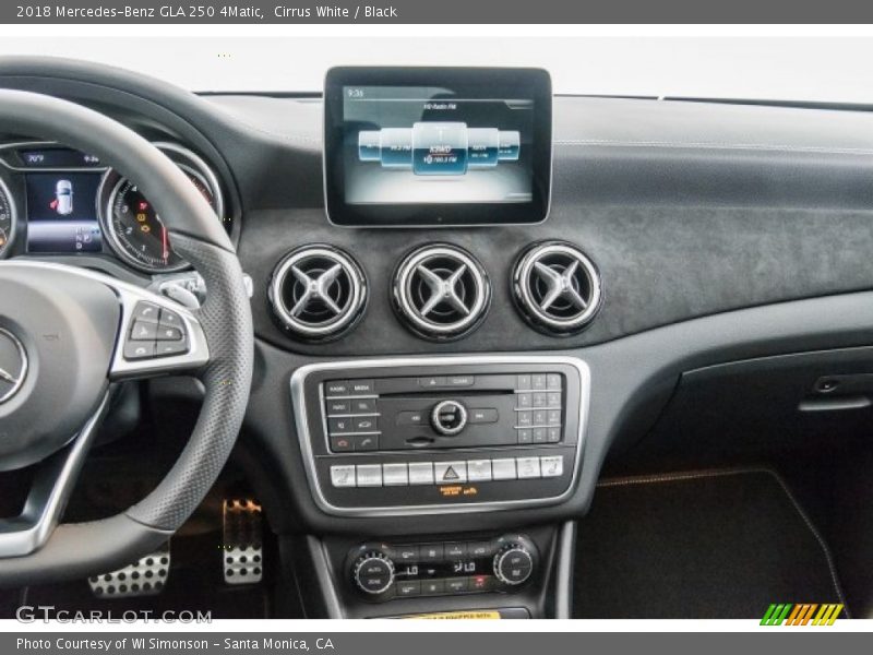 Cirrus White / Black 2018 Mercedes-Benz GLA 250 4Matic