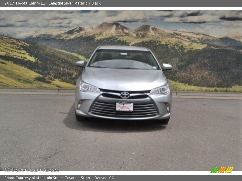 Celestial Silver Metallic / Black 2017 Toyota Camry LE